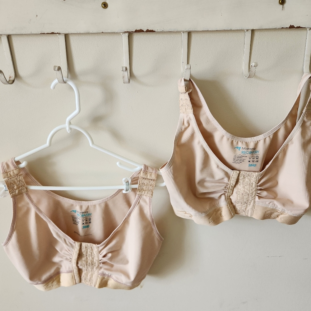 Two Marena Post Surgical Bras